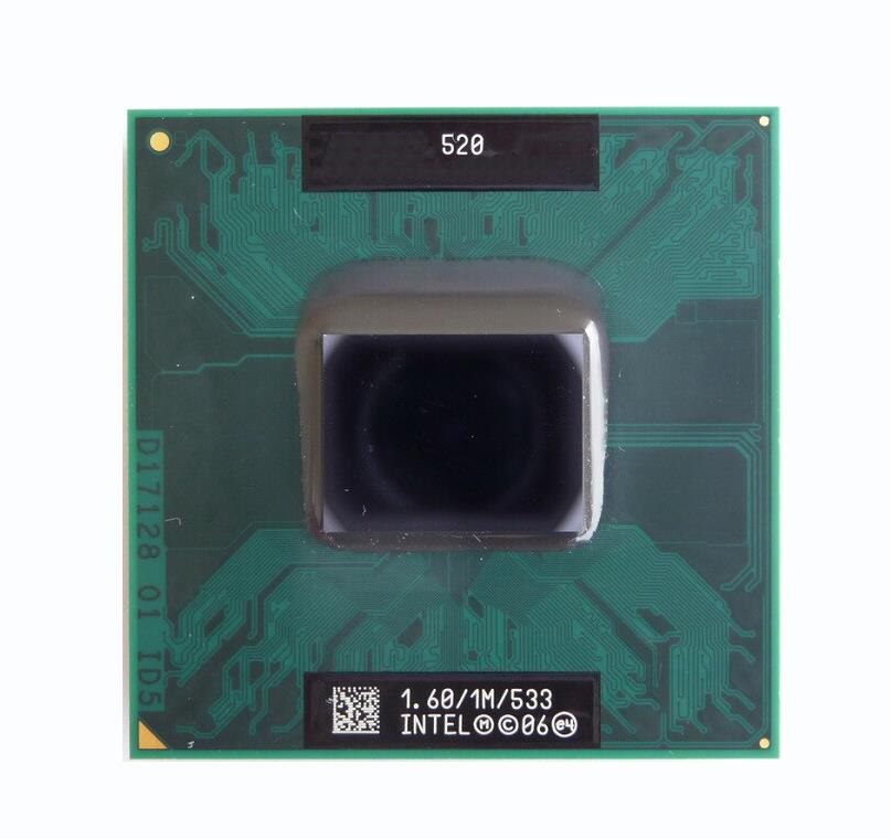 SL9WT Intel Celeron M 520 1.60GHz 533MHz FSB 1MB L2 Cache Socket PGA478 Mobile Processor