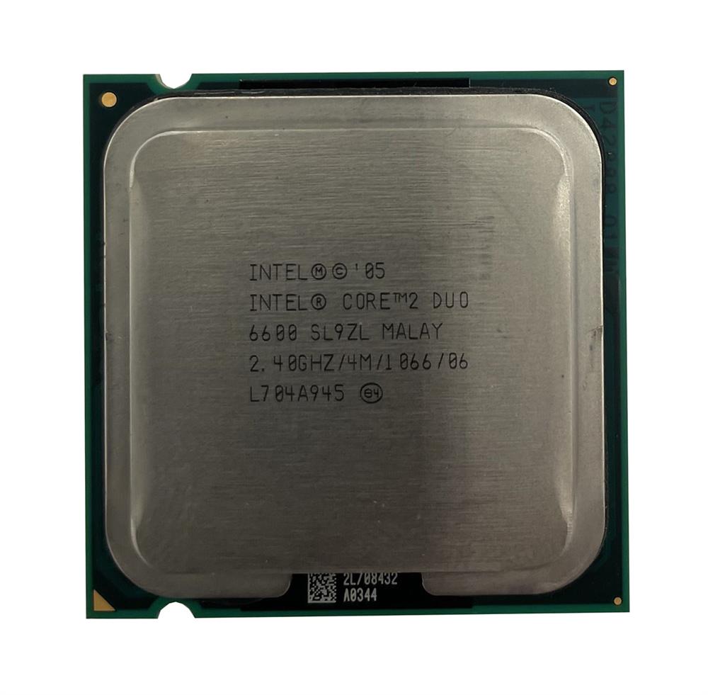 SL9ZL Intel Core 2 Duo E6600 Dual-Core 2.40GHz 1066MHz FSB 4MB L2 Cache Socket LGA775 Desktop Processor