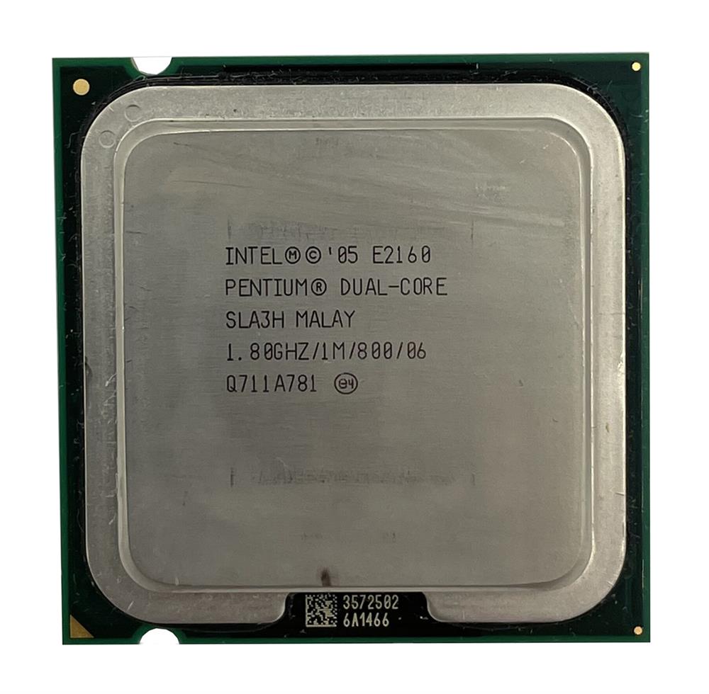SLA3H Intel Pentium E2160 Dual-Core 1.80GHz 800MHz FSB 1MB L2 Cache Socket LGA775 Desktop Processor