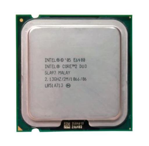 SLA97 Intel Core 2 Duo E6400 2.13GHz 1066MHz FSB 2MB L2 Cache Socket LGA775 Desktop Processor