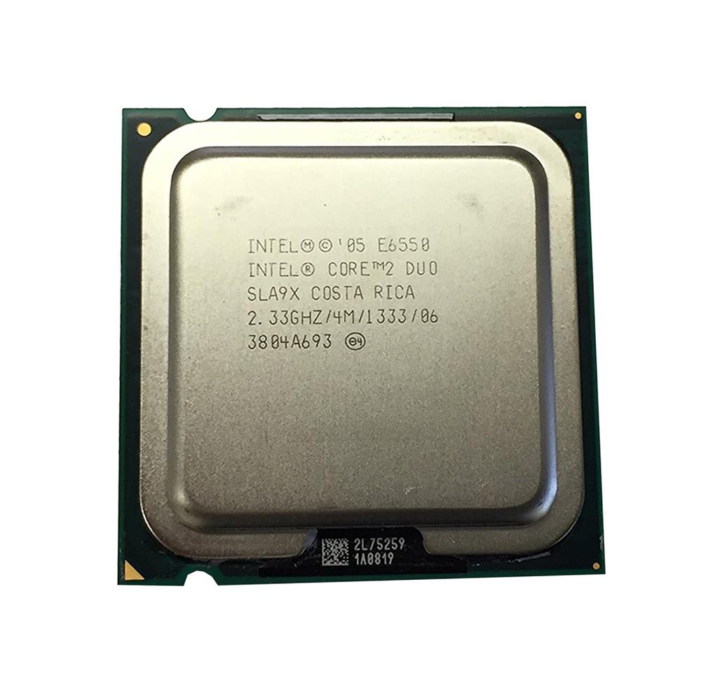 SLA9X Intel Core 2 Duo E6550 2.33GHz 1333MHz FSB 4MB L2 Cache Socket LGA775 Desktop Processor