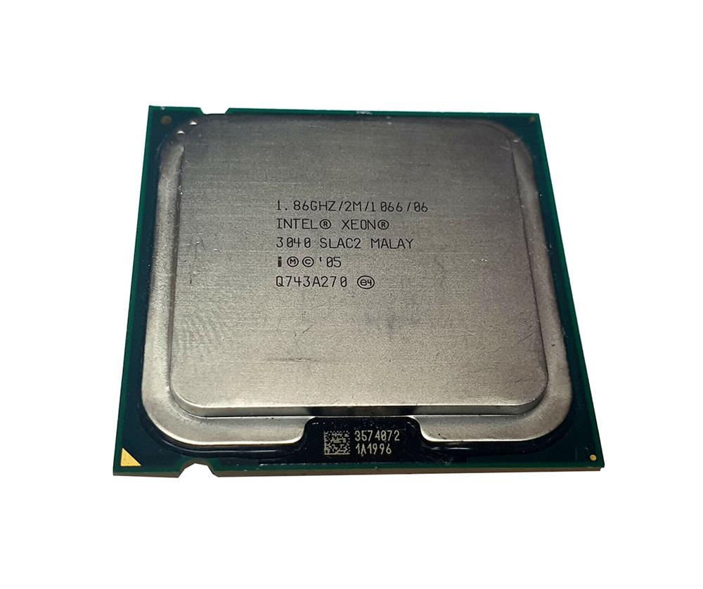 SLAC2 Intel Xeon 3040 Dual-Core 1.86GHz 1066MHz FSB 2MB L2 Cache Socket LGA775 Processor