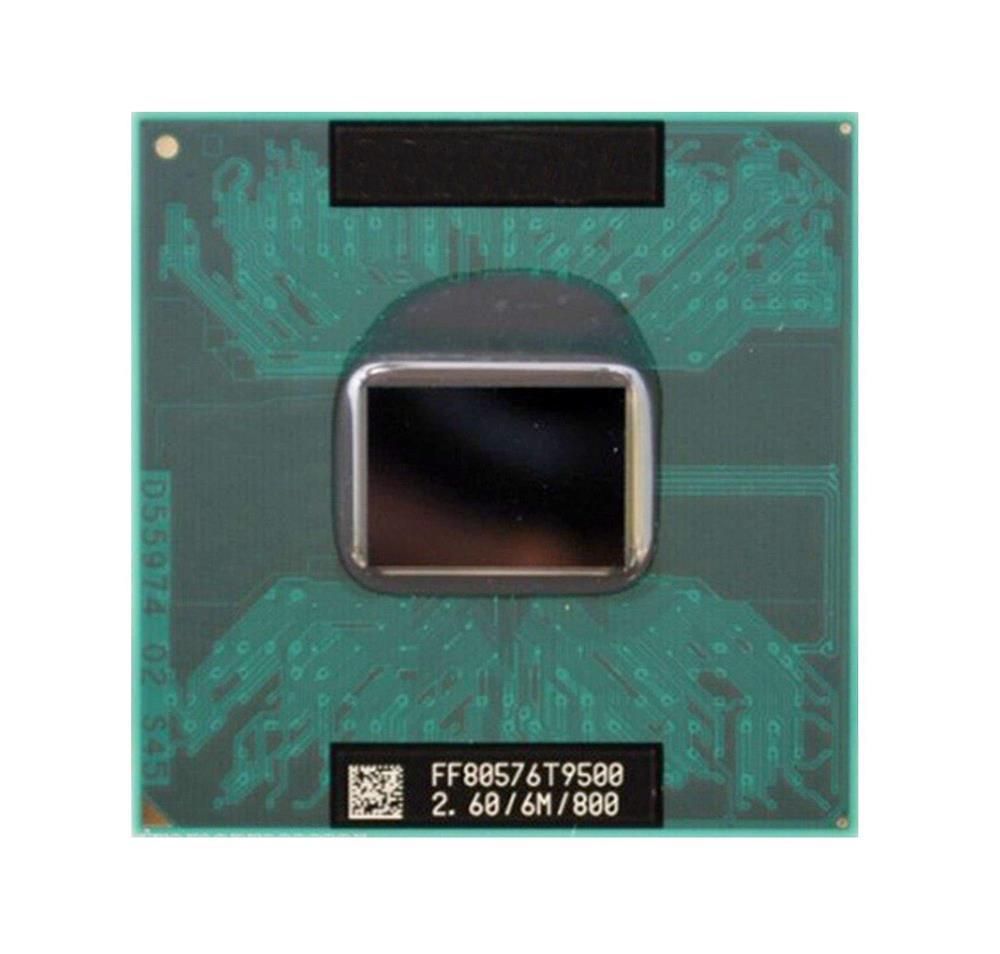 SLAQH Intel Core 2 Duo T9500 Dual-Core 2.60GHz 800MHz FSB 6MB L2 Cache Socket PGA478 Mobile Processor