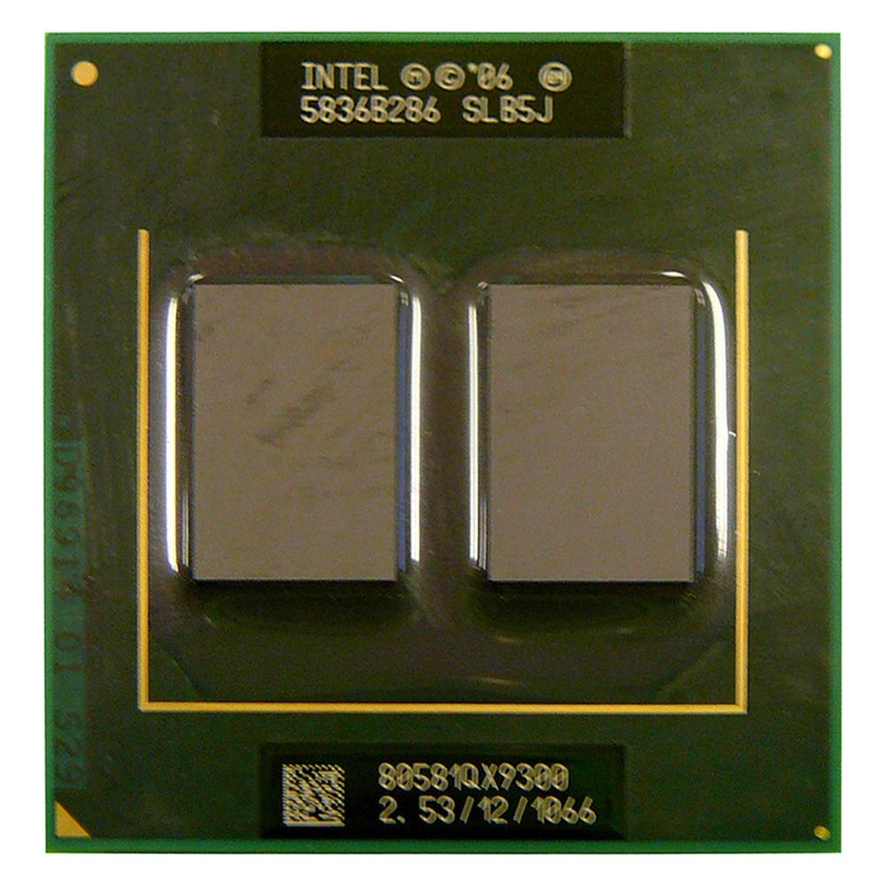 SLB5J Intel Core 2 Extreme QX9300 Quad Core 2.53GHz 1066MHz FSB 12MB L2 Cache Socket PGA478 Mobile Processor