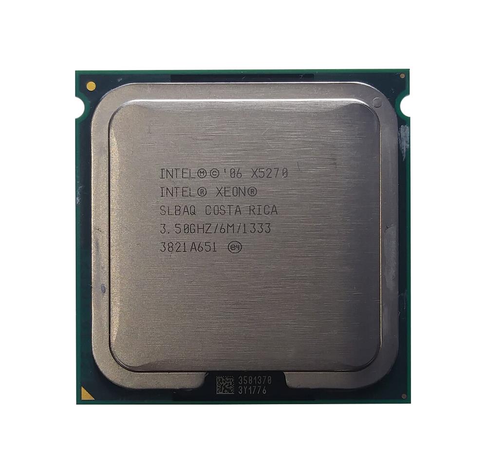 SLBAQ Intel Xeon X5270 Dual-Core 3.50GHz 1333MHz FSB 6MB L2 Cache Socket LGA771 Processor
