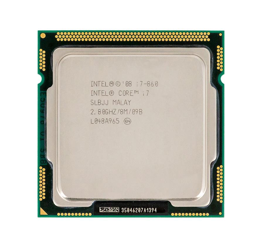 SLBJJ Intel Core i7-860 Quad Core 2.80GHz 2.50GT/s DMI 8MB L3 Cache Socket LGA1156 Desktop Processor