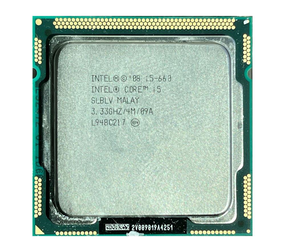 SLBLV Intel Core i5-660 Dual-Core 3.33GHz 2.50GT/s DMI 4MB L3 Cache Socket LGA1156 Desktop Processor