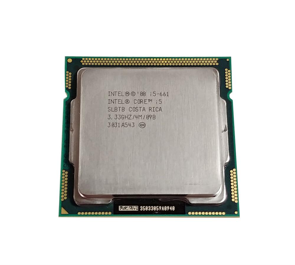 SLBTB Intel Core i5-661 Dual-Core 3.33GHz 2.50GT/s DMI 4MB L3 Cache Socket LGA1156 Desktop Processor