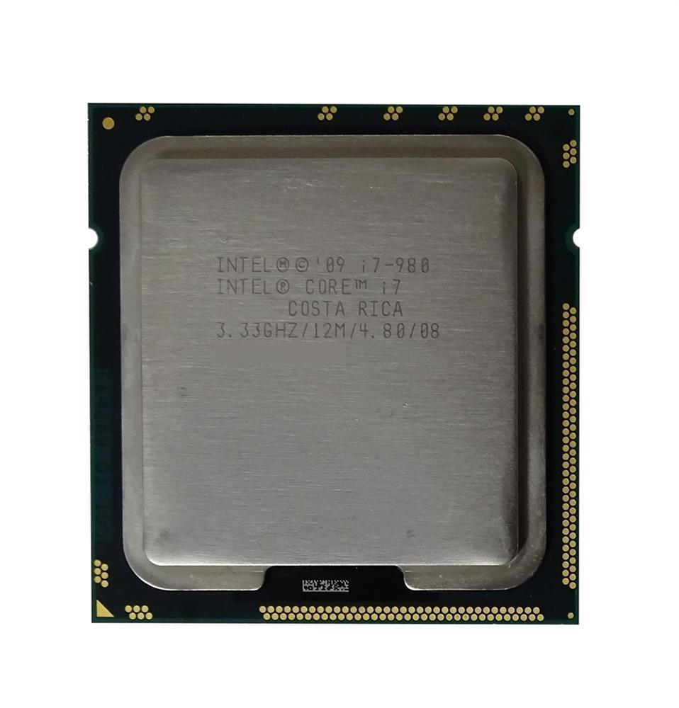 SLBYU Intel Core i7-980 6 Core 3.33GHz 4.80GT/s QPI 12MB L3 Cache Socket LGA1366 Desktop Processor