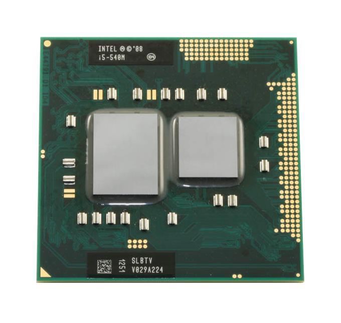 SLC2D Intel Core i5-540M Dual-Core 2.53GHz 2.50GT/s DMI 3MB L3 Cache Socket BGA1288 Mobile Processor