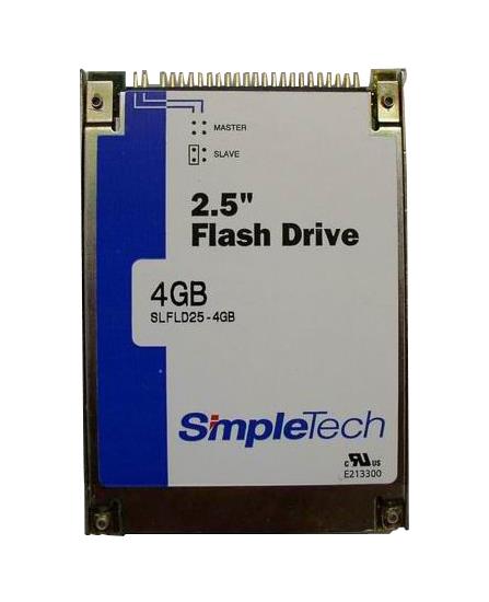 SLFLD25-4GBJ SimpleTech Fabrik 4GB IDE 2.5-inch 4GB IDE Internal Flash Drive