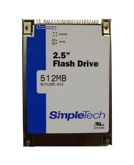 SLFLD25-512J SimpleTech Fabrik 512MB IDE 2.5-inch 512 MB IDE Internal Flash Drive