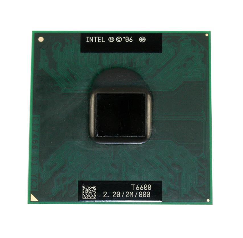 SLGF5 Intel Core 2 Duo T6600 2.20GHz 800MHz FSB 2MB L2 Cache Socket PGA478 Mobile Processor