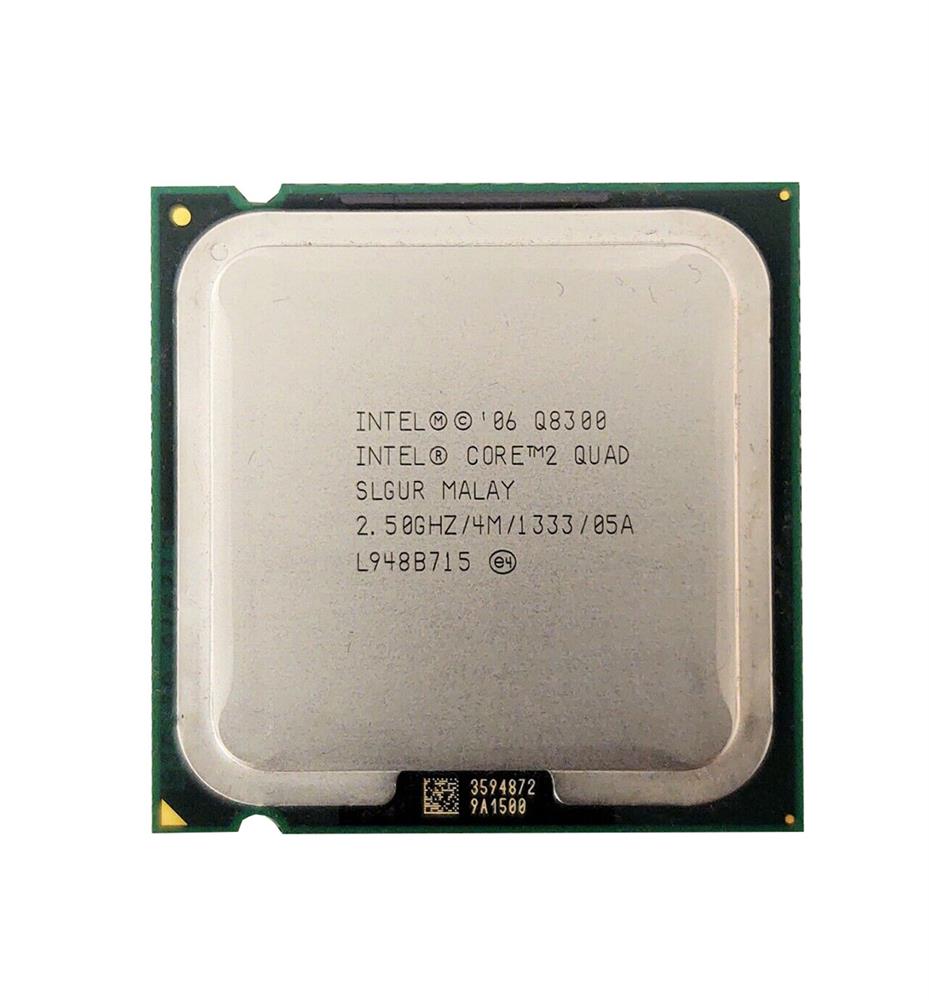 SLGUR Intel Core 2 Quad Q8300 2.50GHz 1333MHz FSB 4MB L2 Cache Socket LGA775 Desktop Processor