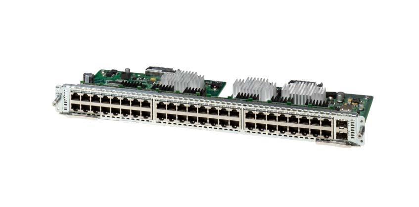 SM-D-ES3-48-P Cisco 48-Ports RJ-45 10/100Base-TX PoE EtherSwitch Service Module with 2x SFP Ports (Refurbished)