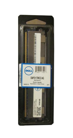 SNPD1TMCC/4G Dell 4GB PC3-10600 DDR3-1333MHz ECC Registered CL9 240-Pin DIMM 1.35V Low Voltage Dual Rank for PowerEdge Servers