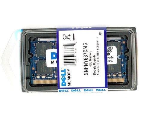 SNPNY687C/4G Dell 4GB PC2-6400 DDR2-800MHz Non-ECC Unbuffered CL6 200-Pin SoDimm Dual Rank Memory Module