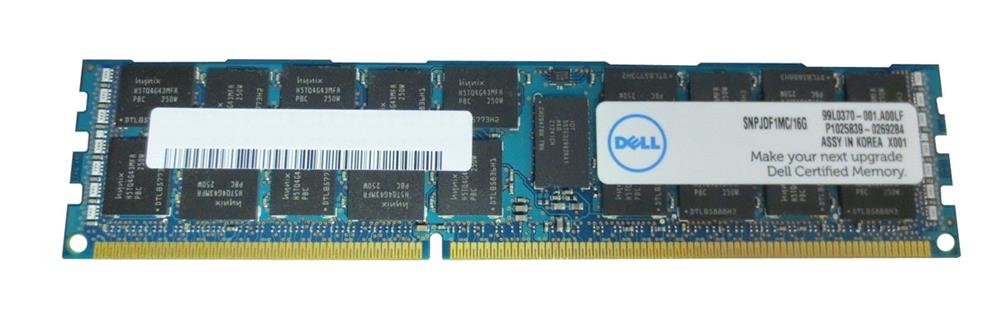 SNPT8XR5C/16G Dell 16GB PC3-12800 DDR3-1600MHz ECC Registered CL11 240-Pin DIMM Dual Rank Memory Module for PowerEdge Servers