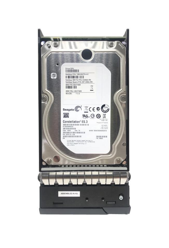 SP-306A-R6-SUB NetApp 2TB 7200RPM SATA 3Gbps 3.5-inch Internal Hard Drive
