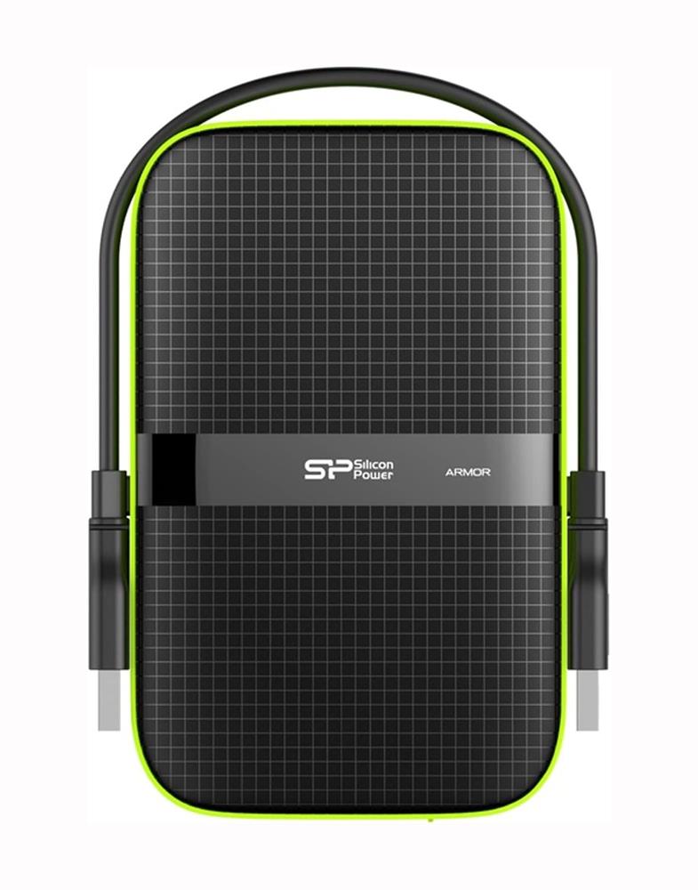 SP040TBPHDA60S3K Silicon Power Armor A60 4TB USB 3.2 Rugged External Hard Drive
