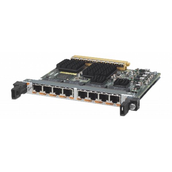 SPA-8XFE-TX Cisco 8-Ports 10/100 Ethernet Shared Port Adapter with RJ-45 (Refurbished)