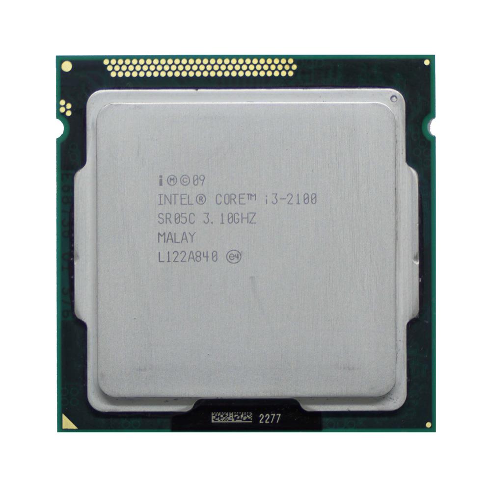 SR05C Intel Core i3-2100 Dual-Core 3.10GHz 5.00GT/s DMI 3MB L3 Cache Socket LGA1155 Desktop Processor