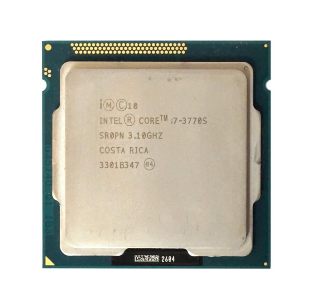 SR0PN Intel Core i7-3770S Quad-Core 3.10GHz 5.00GT/s DMI 8MB L3 Cache Socket LGA1155 Desktop Processor