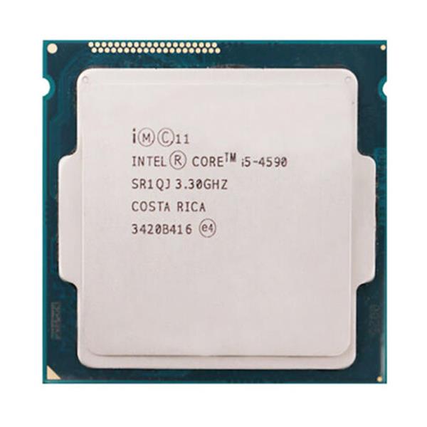 SR1QJ Intel Core i5-4590 Quad Core 3.30GHz 5.00GT/s DMI2 6MB L3 Cache Socket LGA1150 Desktop Processor