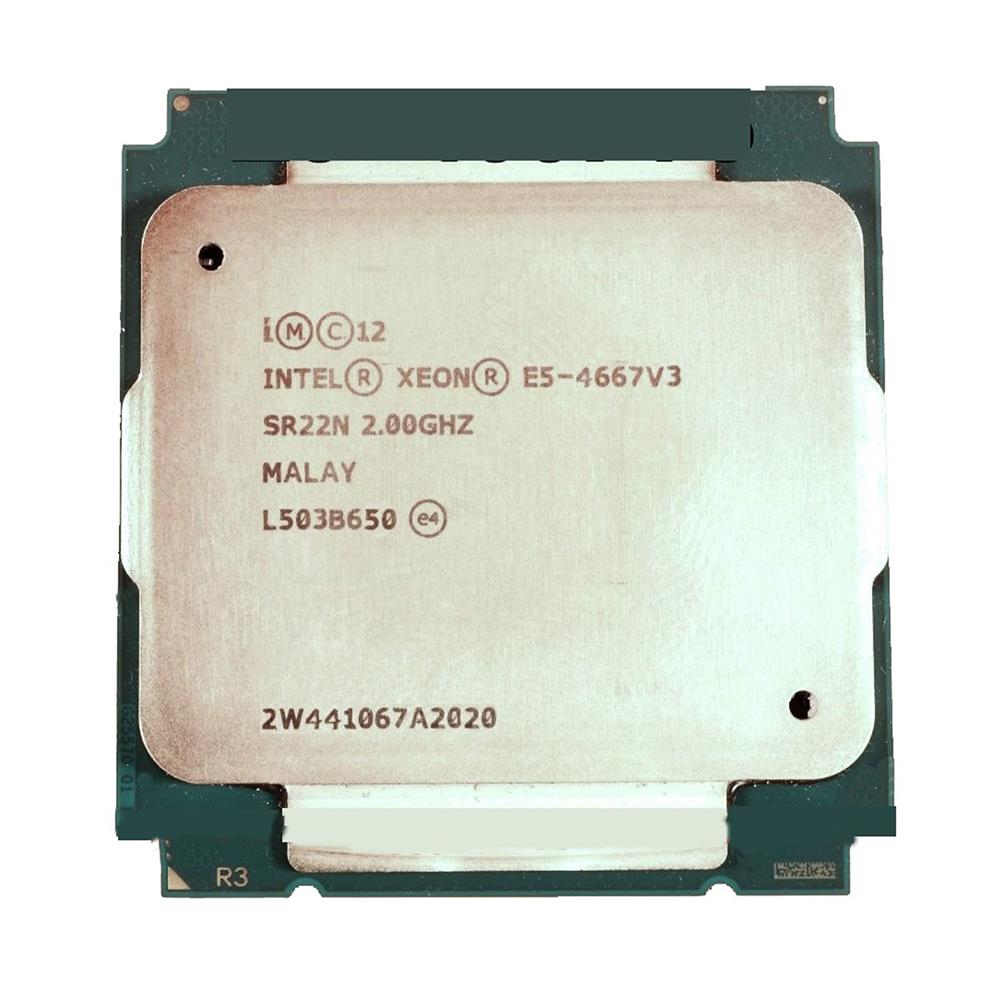 SR22N Intel Xeon E5-4667 v3 16-Core 2.00GHz 9.60GT/s QPI 40MB L3 Cache Socket FCLGA2011-3 Processor