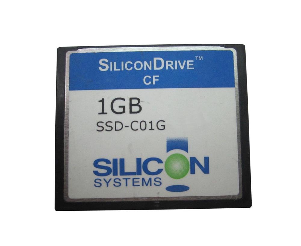 SSD-C01G-3100 SiliconSystems SiliconDrive 1GB ATA/IDE (PATA) CompactFlash (CF) Type I Internal Solid State Drive (SSD)