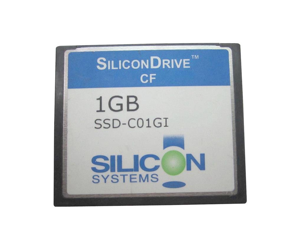 SSD-C01GI-3561 SiliconSystems SiliconDrive 1GB ATA/IDE (PATA) CompactFlash (CF) Type I Internal Solid State Drive (SSD) (Industrial Grade)