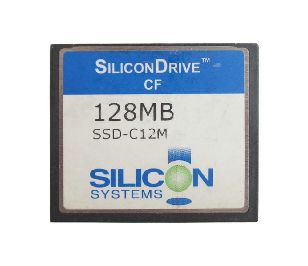 SSD-C12MI-3095 SiliconSystems SiliconDrive 128MB ATA/IDE (PATA) CompactFlash (CF) Type I Internal Solid State Drive (SSD) (Industrial Grade)