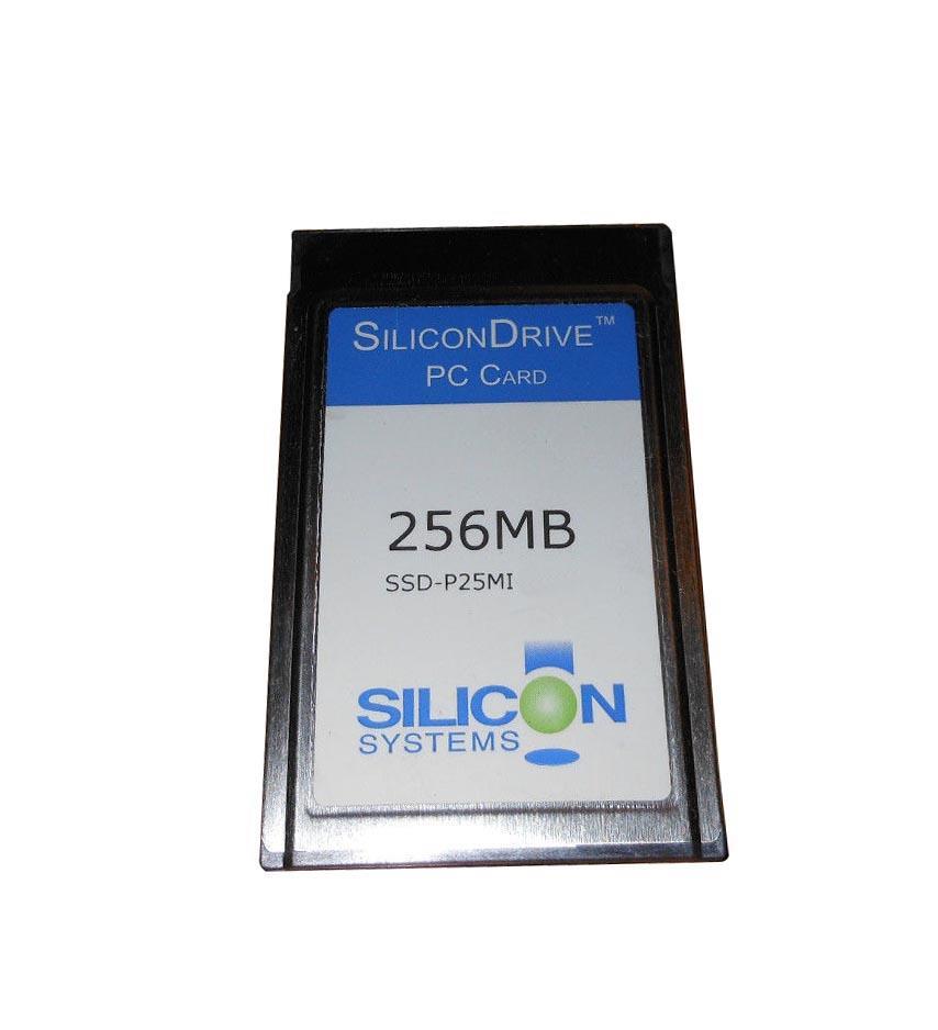 SSD-P25MI-3502 SiliconSystems SiliconDrive 256MB IndustrialRoHS 6/6 Removable PC Card (No DMA No SiSMART)