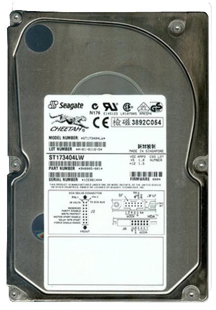 ST173404LW Seagate Cheetah 73.4GB 10000RPM Ultra-160 SCSI 68-Pin 4MB Cache 3.5-inch Internal Hard Drive