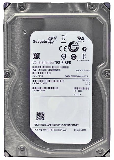 ST32000646NS Seagate Constellation ES.2 2TB 7200RPM SATA 6Gbps 64MB Cache 3.5-inch Internal Hard Drive