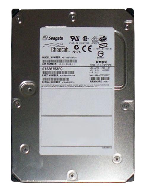 ST336753FC Seagate Cheetah 15K.3 36.7GB 15000RPM Fibre Channel 2Gbps 8MB Cache 3.5-inch Internal Hard Drive