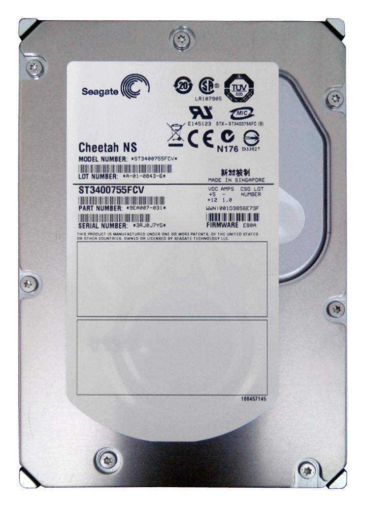 ST3400755FCV Seagate Cheetah NS 400GB 10000RPM Fibre Channel 4Gbps 16MB Cache 3.5-inch Internal Hard Drive