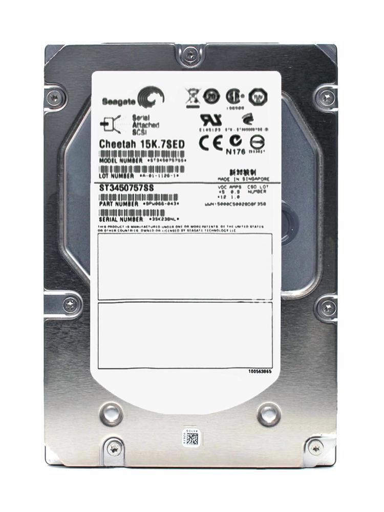 ST3450757SS Seagate Cheetah 15K.7 450GB 15000RPM SAS 6Gbps 16MB Cache 3.5-inch Internal Hard Drive