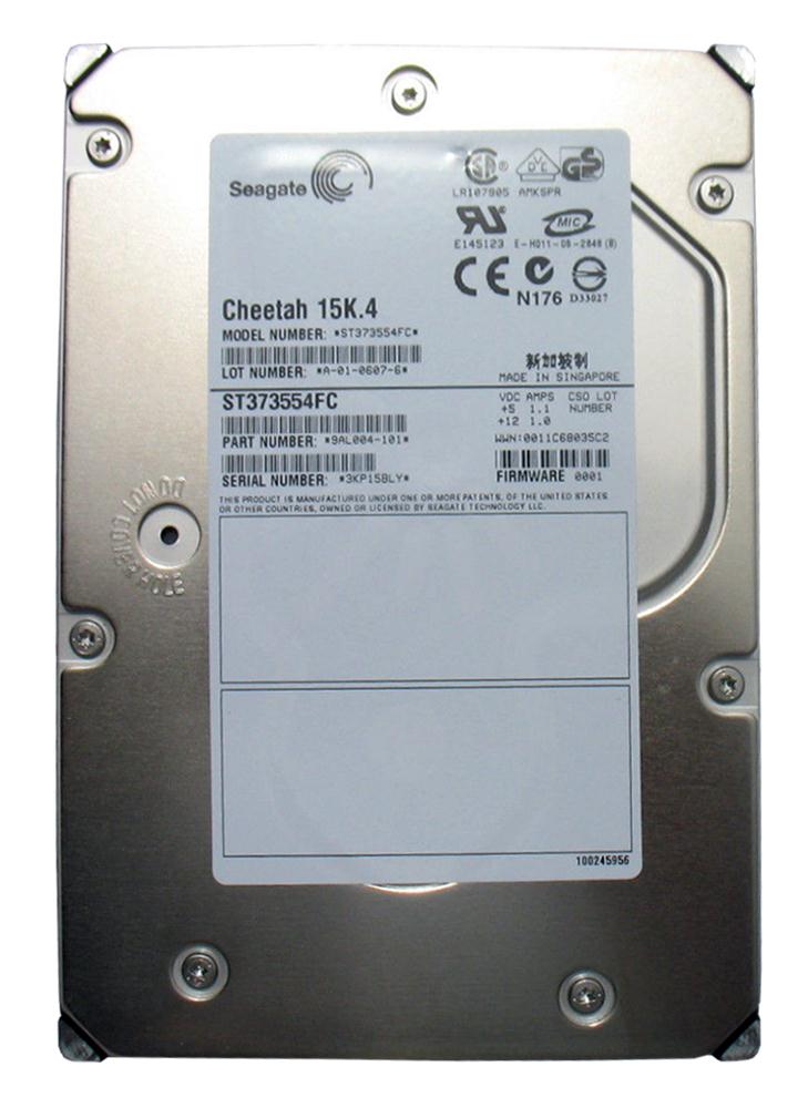 ST373554FC Seagate Cheetah 15K.4 73.4GB 15000RPM Fibre Channel 4Gbps 16MB Cache 3.5-inch Internal Hard Drive