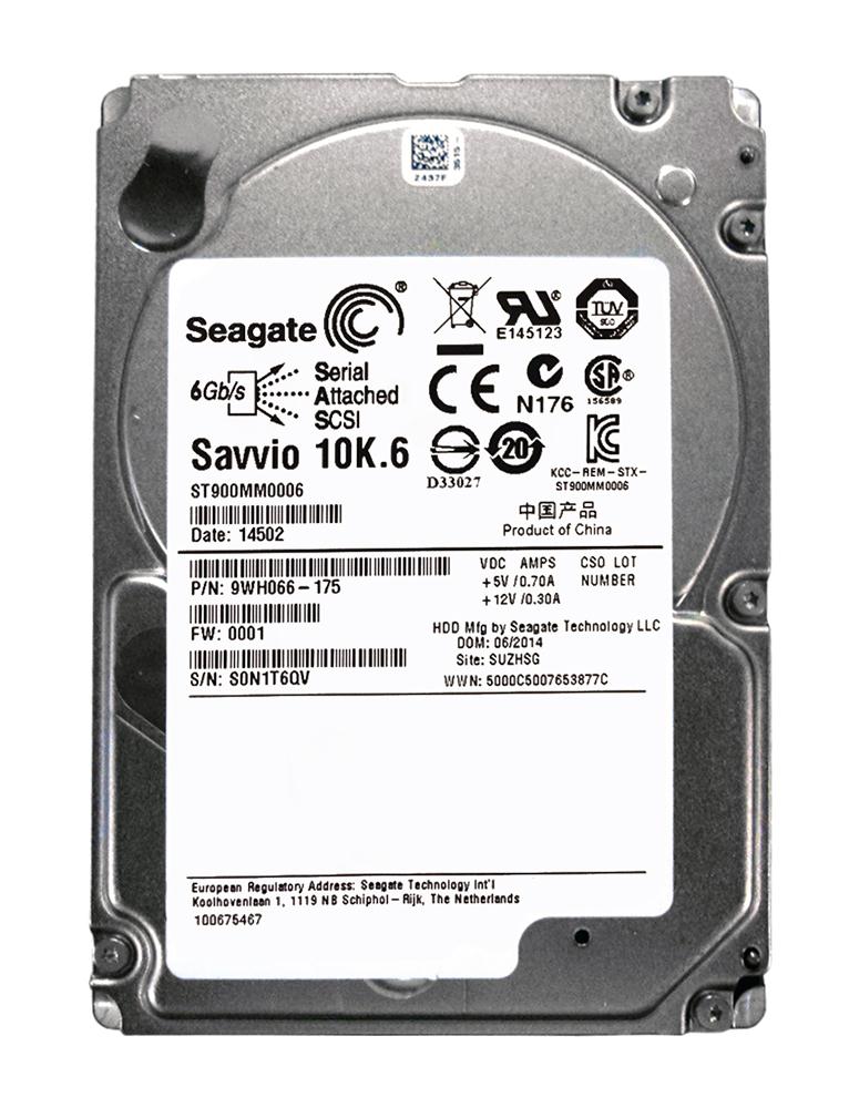 ST900MM0006 Seagate Savvio 10K.6 900GB 10000RPM SAS 6Gbps 64MB Cache (512n) 2.5-inch Internal Hard Drive