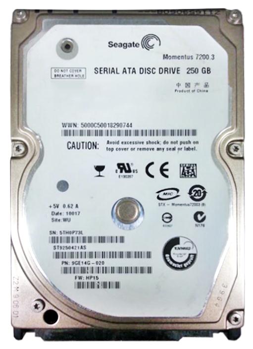 ST9250421AS Seagate Momentus 7200.3 250GB 7200RPM SATA 3Gbps 16MB Cache 2.5-inch Internal Hard Drive