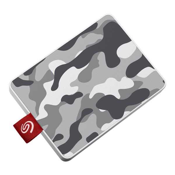 STJE500404 Seagate One Touch 500GB Portable USB 3.0 External Solid State Drive (SSD) (Camo Gray White)