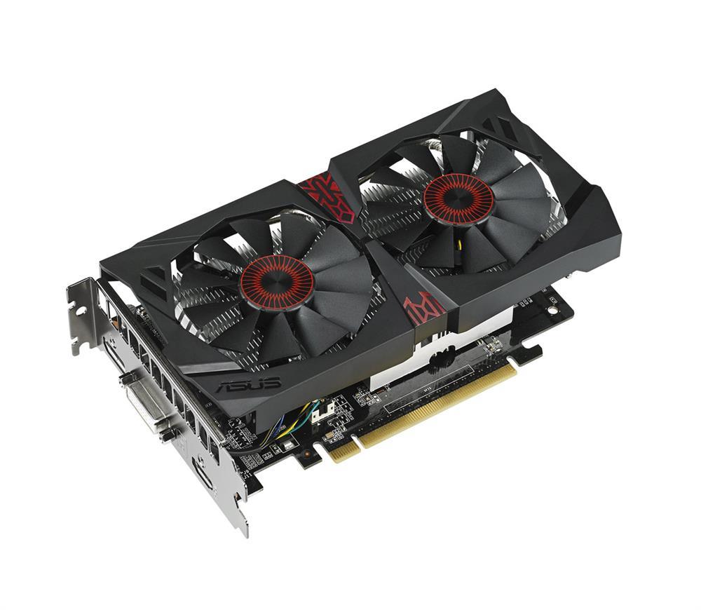 STRIX-GTX750TI-DC2OC ASUS NVidia GeForce GTX 750 TI 4GD5 4GB GDDR5 128-Bit DVI/HDMI/DisplayPort PCI Express 3.0 Video Graphics Card