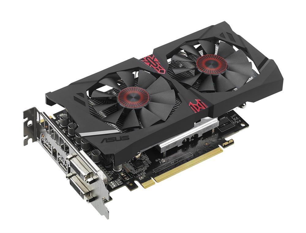 STRIX-R7370-DC2OC-4G ASUS AMD Radeon R7 370 4GB GDDR5 256-Bit 2x DVI/HDMI/DisplayPort PCI Express 3.0 x16 Video Graphics Card