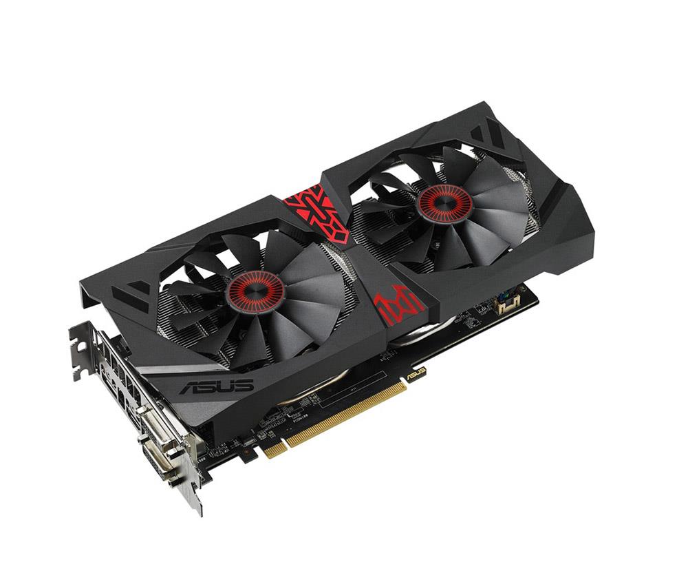 STRIX-R9380-DC2OC-2G ASUS Radeon R9 380 2GB 256-Bit GDDR5 PCI Express 3.0 HDCP Ready CrossFireX Support Video Graphics Card