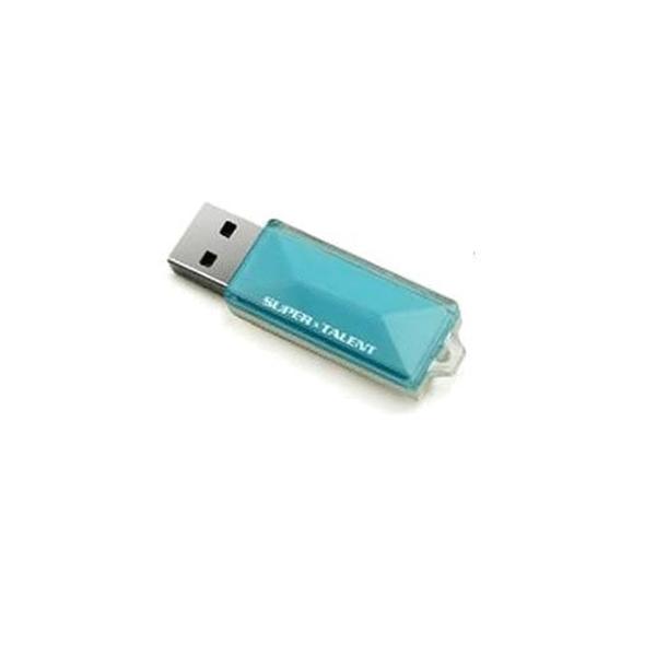 STU16CSSB Super Talent CSS-COB 16GB USB 2.0 Flash Drive (Blue)