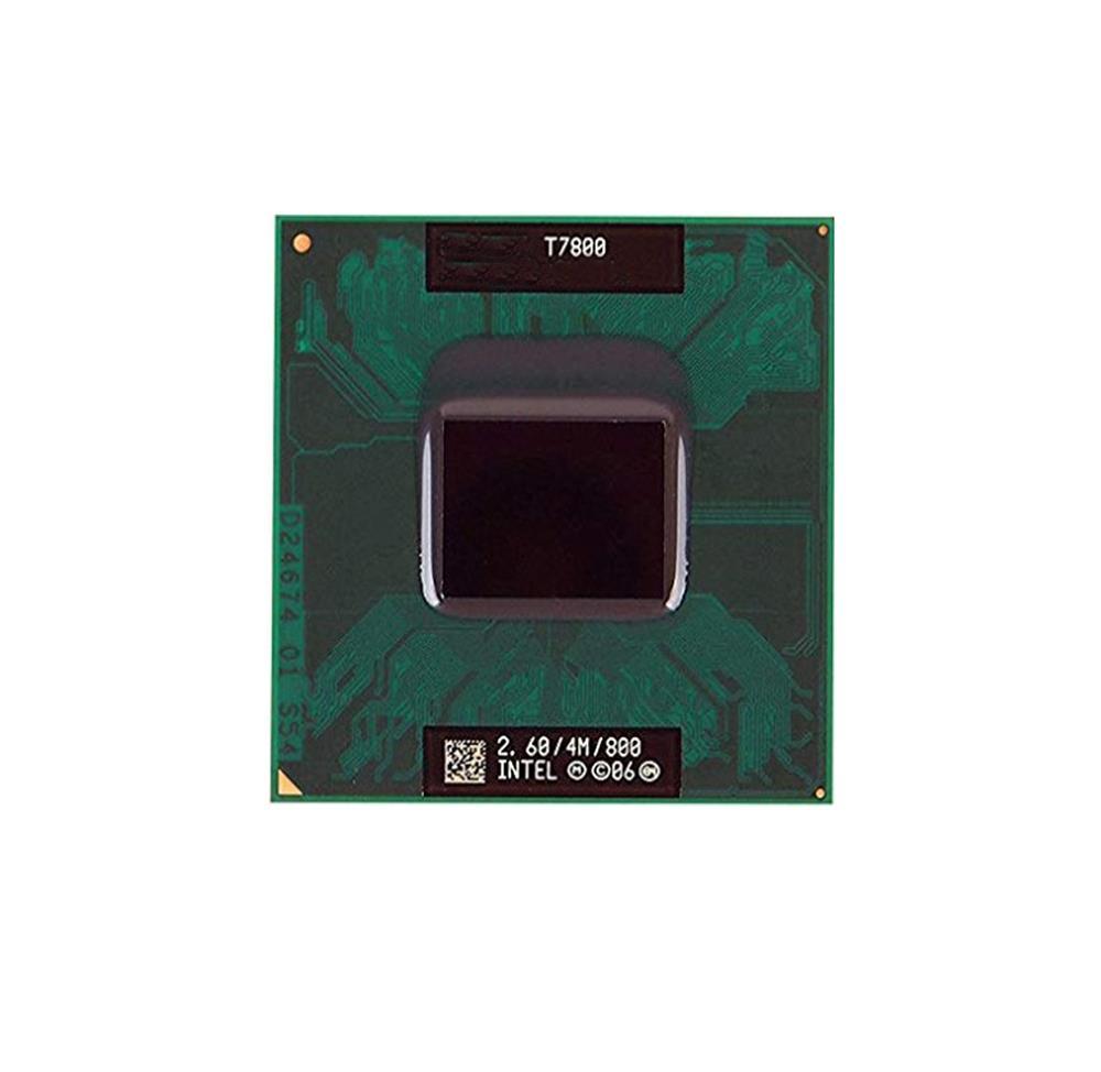 T7800 Intel Core 2 Duo 2.60GHz 800MHz FSB 4MB L2 Cache Mobile Processor