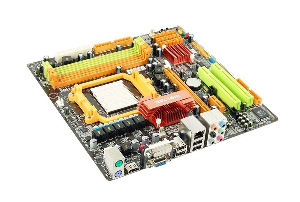 TA785G3HD Biostar Socket AM3 AMD 785G + SB710 Chipset AMD Phenom II X6/ AMD Phenom II X4/ AMD Phenom II X3/ AMD Phenom II X2/ AMD Athlon II X4/ AMD Athlon II X3/ AMD Athlon II X2/ AMD Sempron Processors Support DDR3 4x DIMM 6x SATA2 3.0Gb/s Micro-ATX Motherboard (Refurbished)