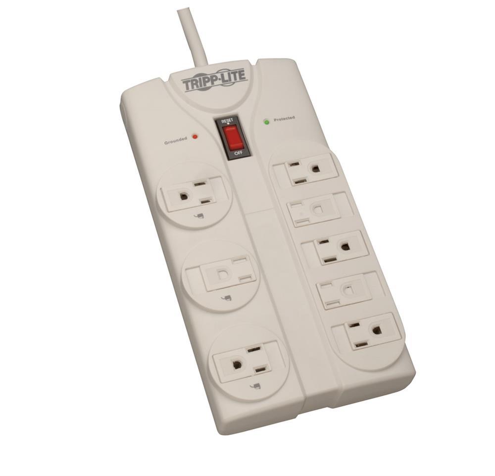 TLP808TELTAA-B2 Tripp Lite 8Outlet 8ft Cord Surge Protector Strip
