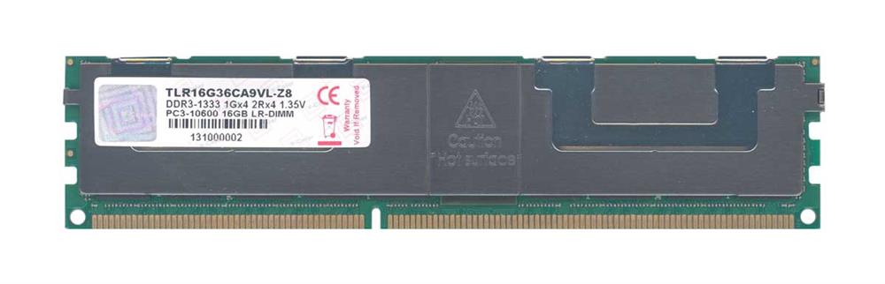 TLR16G36CA9VL-Z8 V-Color 16GB PC3-10600 DDR3-1333MHz ECC Registered CL9 240-Pin Load Reduced DIMM 1.35V Low Voltage Dual Rank Memory Module